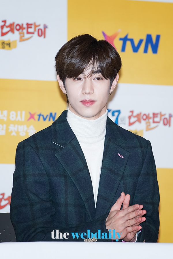 갓세븐(GOT7) 마크, XtvN 'GOT7의 레알타이' 제작발표회 현장
