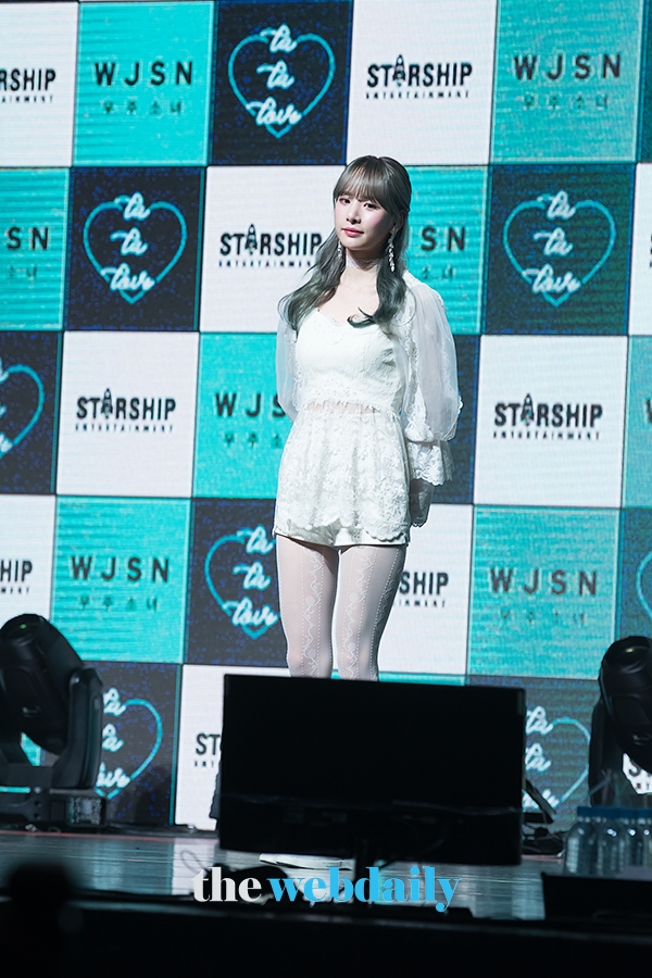 우주소녀 설아, 새 미니앨범 '우주 스테이(WJ STAY)?' 쇼케이스 현장