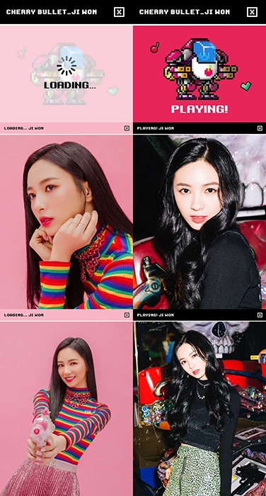 체리블렛, 러블리 vs 에너제틱 지원·유주 멤버별 콘셉트 포토 공개