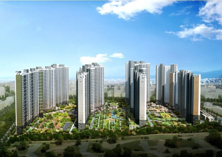 로열파크 씨티 장성 푸르지오 투시도. (사진=대우건설)