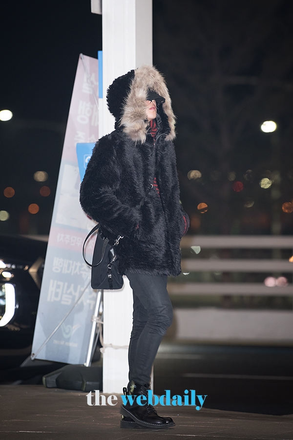 방탄소년단(BTS) 지민, 인천국제공항 출국 현장