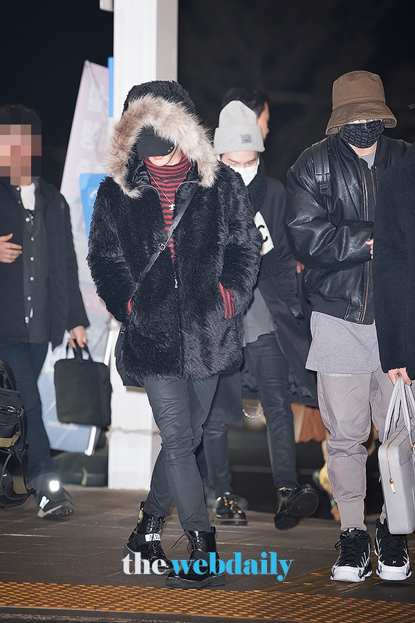 방탄소년단(BTS) 지민, 인천국제공항 출국 현장