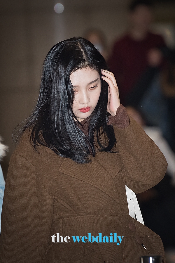 레드벨벳 조이, 김포국제공항 출국 현장