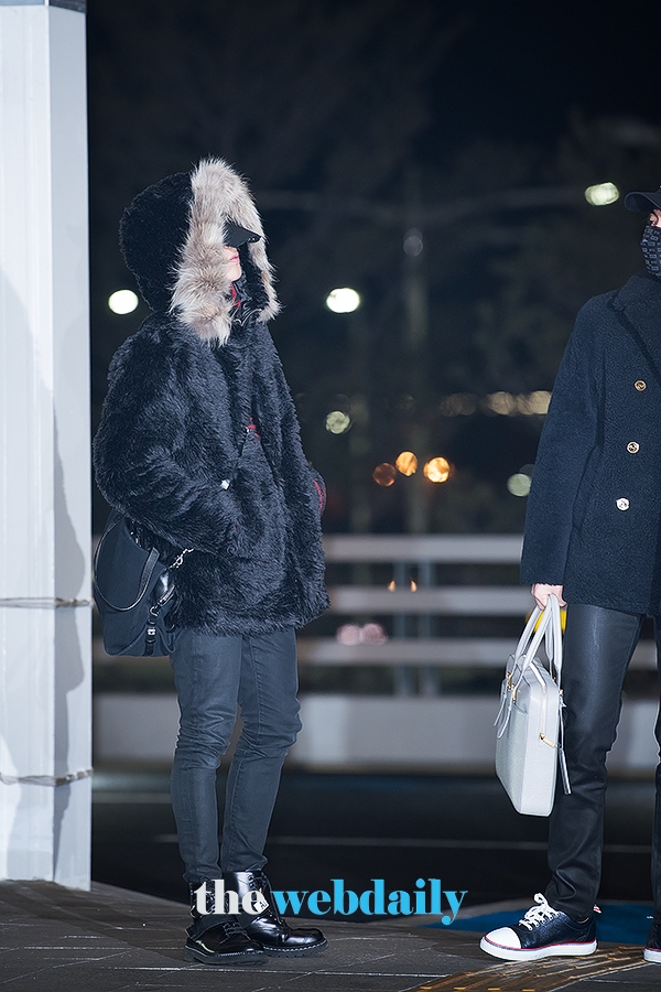방탄소년단(BTS) 지민, 인천국제공항 출국 현장