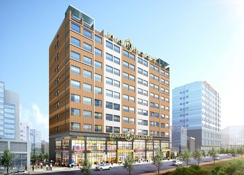 로얄팰리스 목감 7차 투시도.(사진=다인건설)