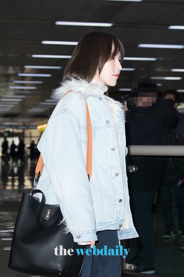 레드벨벳(RedVelvet) 웬디, 김포국제공항 입국 현장