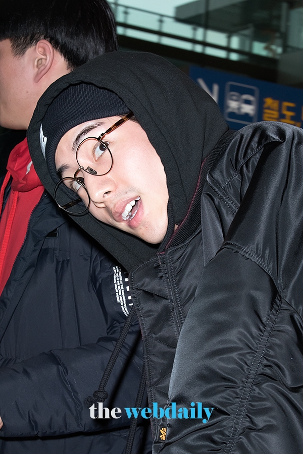 갓세븐(GOT7) 마크, 인천국제공항 입국 현장