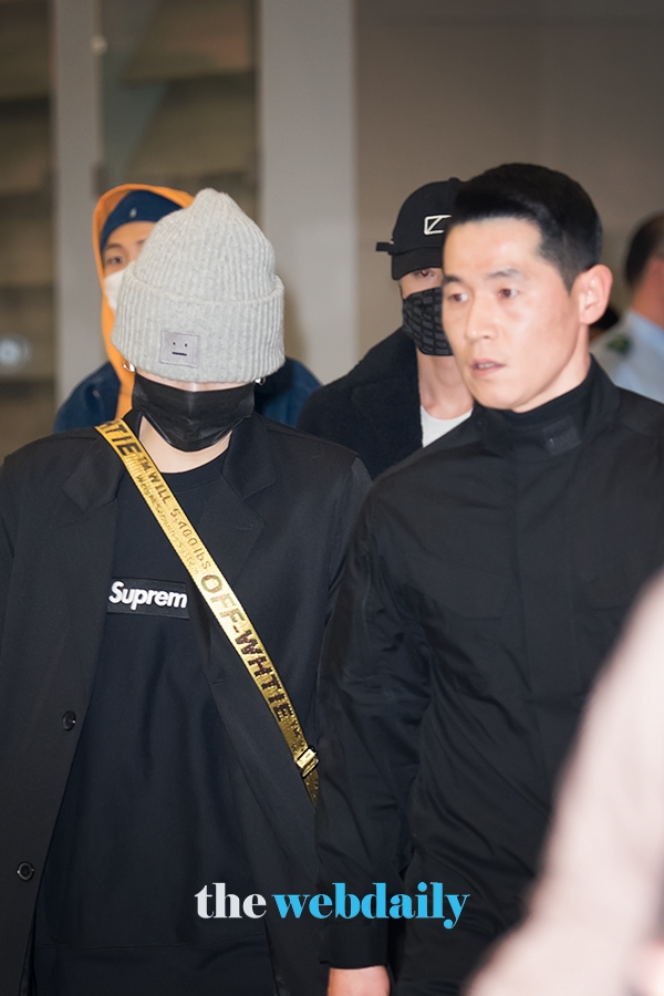 방탄소년단(BTS) 슈가, 인천국제공항 입국 현장