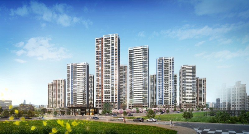 검단신도시 우미린 더퍼스트 투시도.(사진=더피알)