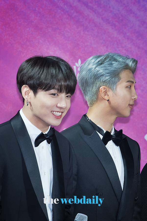 방탄소년단(BTS) 정국-RM, ‘서울가요대상’레드카펫 행사