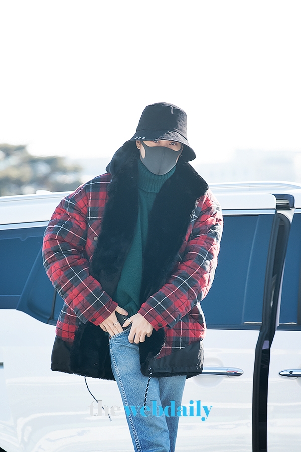 샤이니 태민, 인천국제공항 출국 현장