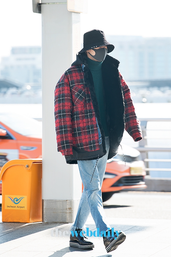 샤이니 태민, 인천국제공항 출국 현장