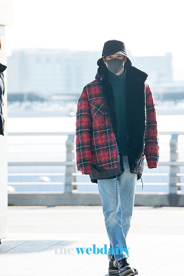 샤이니 태민, 인천국제공항 출국 현장