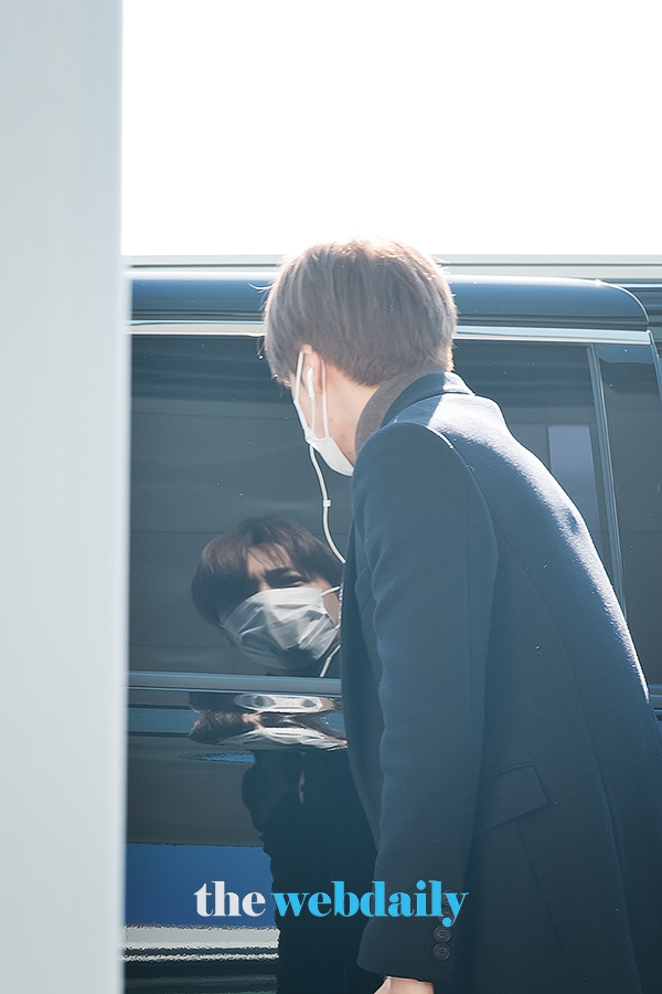 엑소(EXO) 카이, 인천국제공항 출국 현장