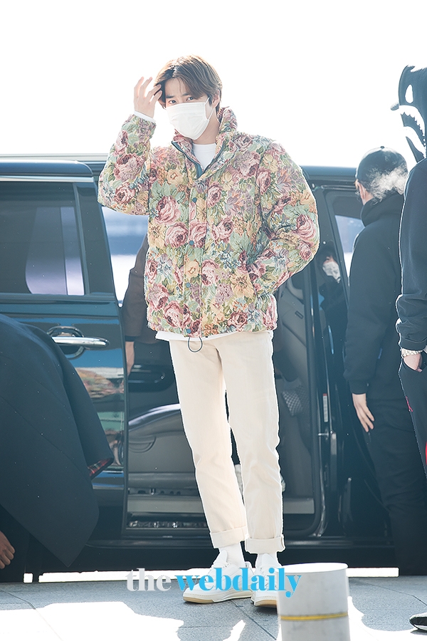 엑소(EXO) 수호, 인천국제공항 출국 현장