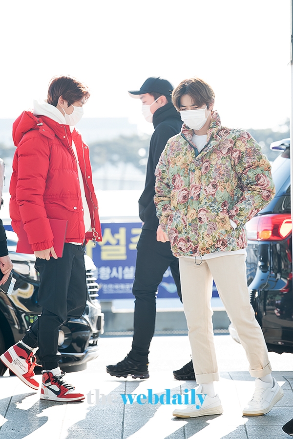 엑소(EXO) 백현-수호, 인천국제공항 출국 현장