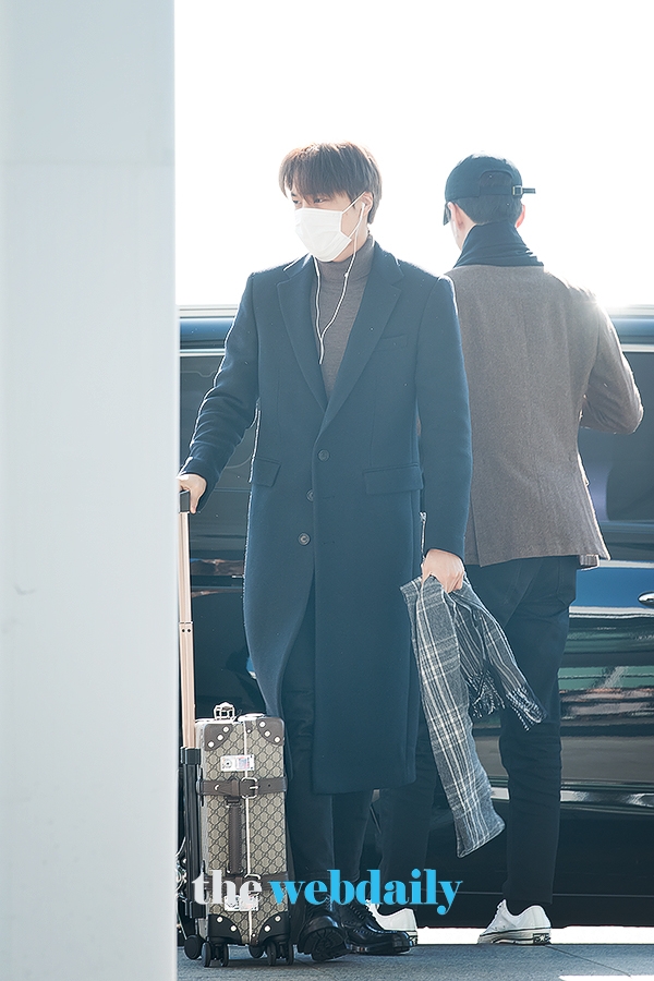 엑소(EXO) 카이, 인천국제공항 출국 현장