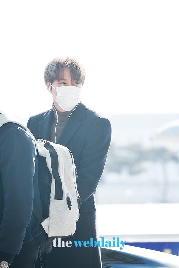 엑소(EXO) 카이, 인천국제공항 출국 현장