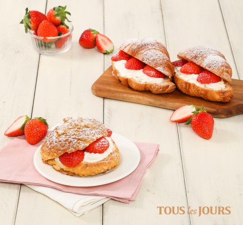 사진=CJ푸드빌이 운영하는 뚜레쥬르가 시즌 한정 딸기 제품을 출시했다