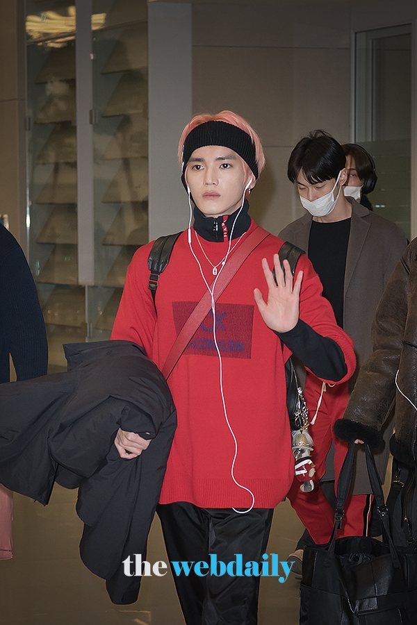 NCT127 태용, 인천국제공항 입국 현장