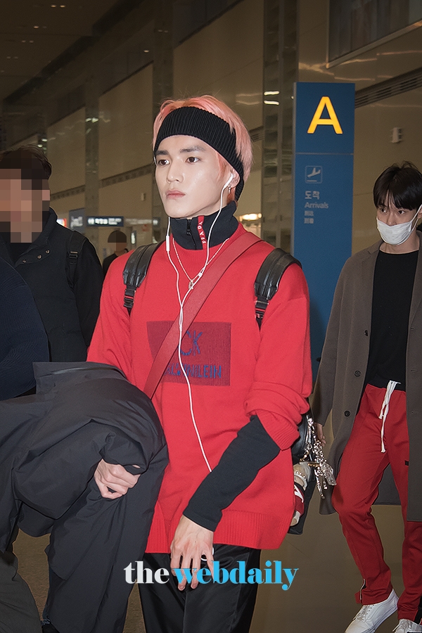 NCT127 태용, 인천국제공항 입국 현장