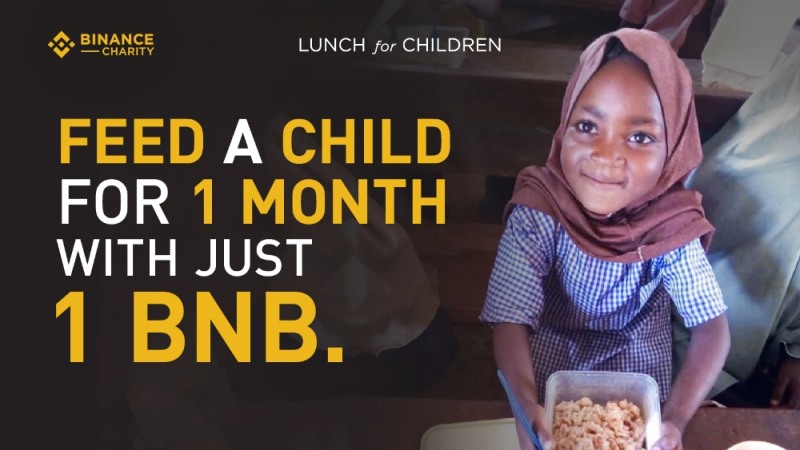 암호화폐 거래소 바이낸스, 결식아동 돕기에 나선다