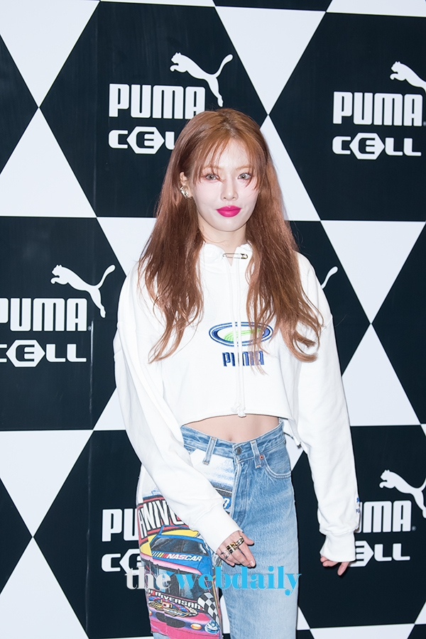 현아, 푸마 현아 포토월 행사 현장