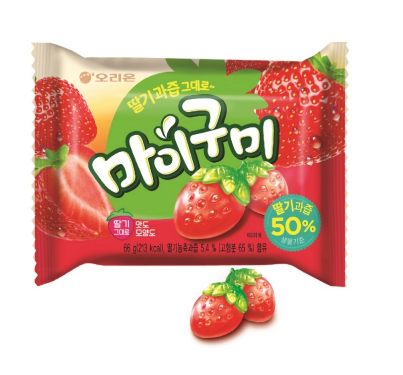 오리온, ‘마이구미 딸기’ 출시