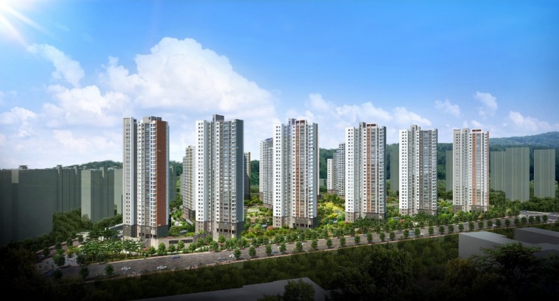 검단 센트럴 푸르지오 주경투시도.(사진=대우건설)