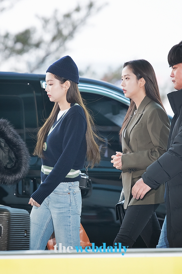 BLACKPINK(블랙핑크) 제니-지수, 인천국제공항 출국 현장