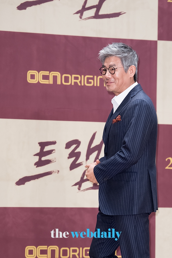성동일, OCN 드라마 ‘트랩’ 제작발표회 행사 현장
