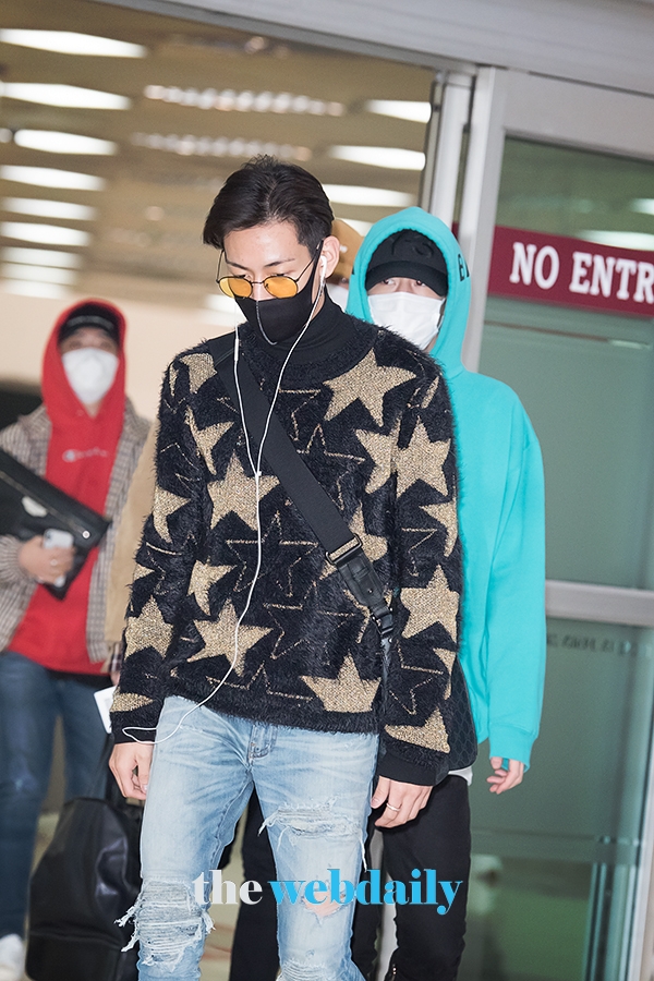 갓세븐(GOT7) 마크-뱀뱀, 김포국제공항 입국 현장