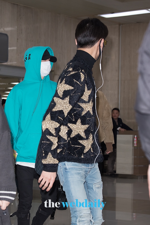 갓세븐(GOT7) 마크-뱀뱀, 김포국제공항 입국 현장