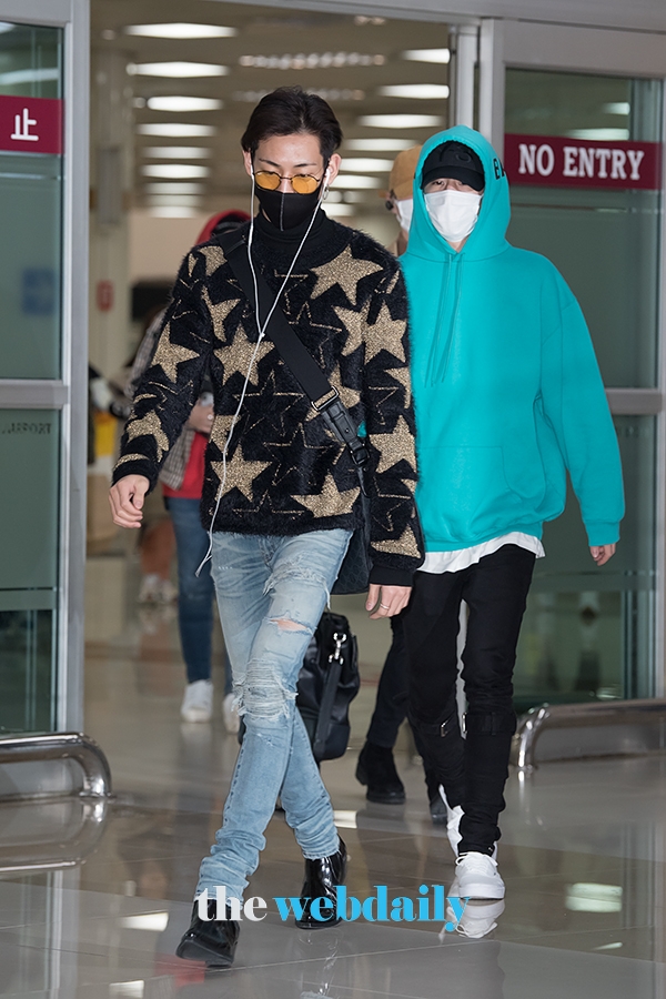 갓세븐(GOT7) 뱀뱀-마크, 김포국제공항 입국 현장