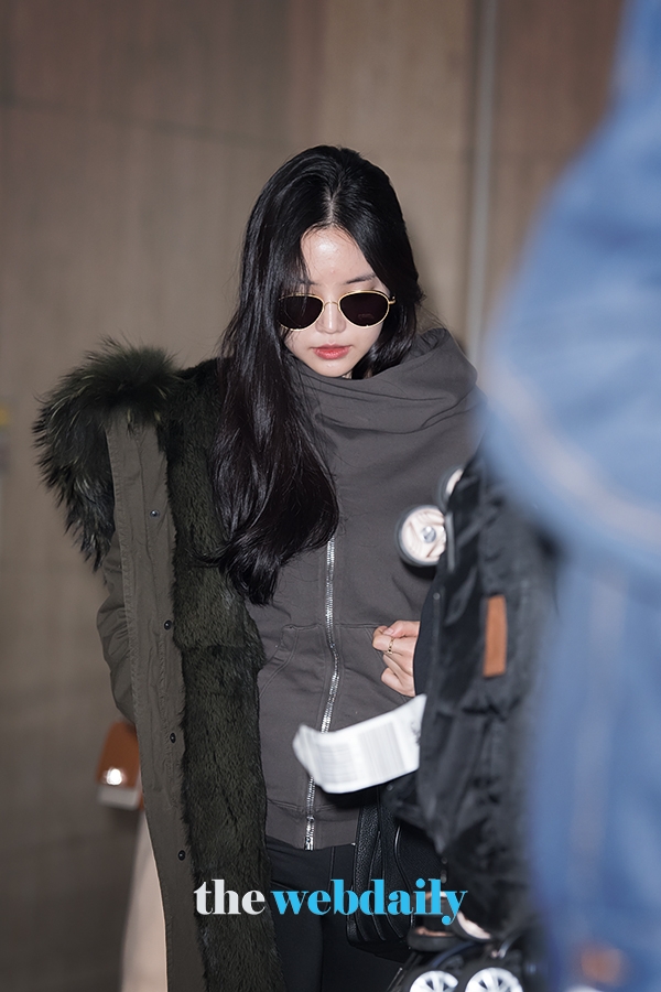 에이핑크(Apink) 손나은, 김포국제공항 입국 현장