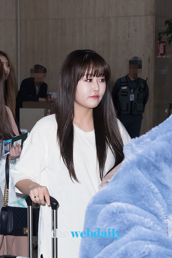 러블리즈(Lovelyz) 베이비소울, 김포국제공항 입국 현장