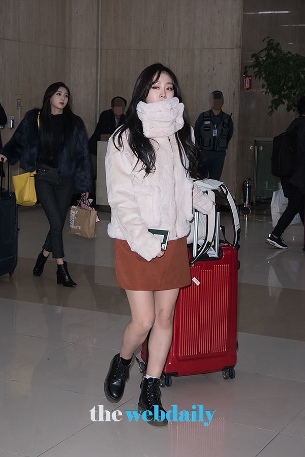 러블리즈(Lovelyz) 서지수, 김포국제공항 입국 현장