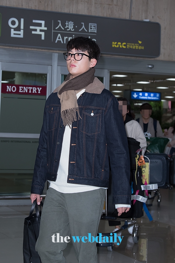 박보검, 김포국제공항 입국 현장