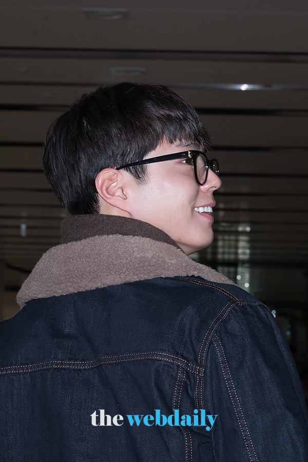 박보검, 김포국제공항 입국 현장