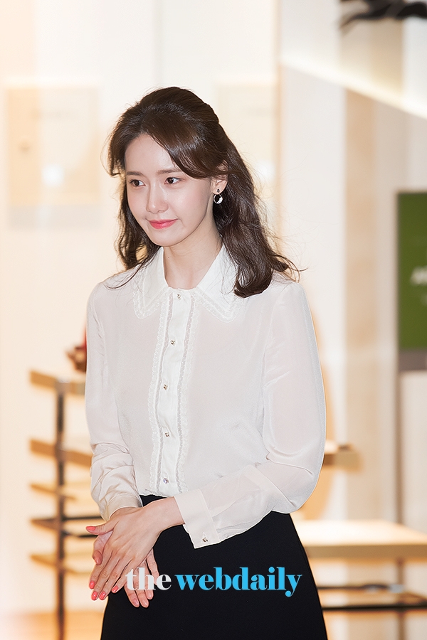 소녀시대 윤아, 현대백화점 면세점 오픈 100일 기념 포토월 행사 현장