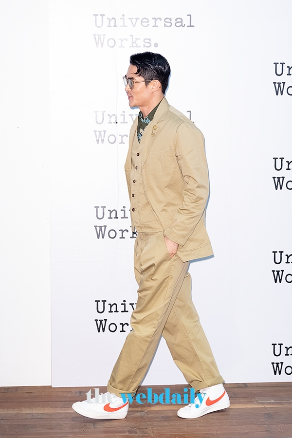 배정남, '유니버셜 웍스' 론칭 기념 포토 행사 현장