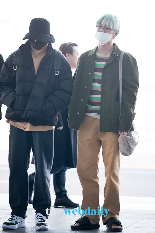 방탄소년단(BTS) 정국-뷔, '그래미 어워드(Grammy Award)' 참석 출국 현장