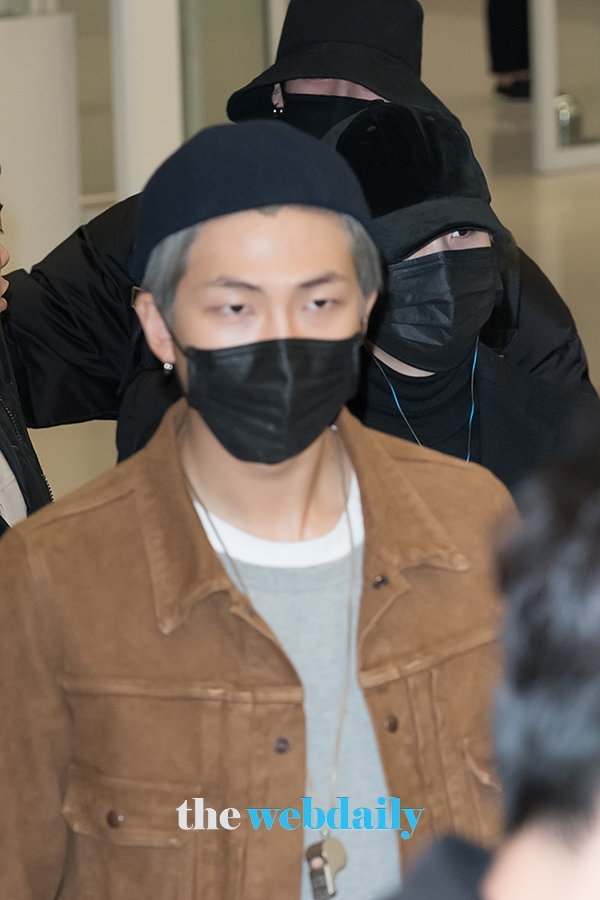 방탄소년단(BTS) 슈가, 인천국제공항 입국 현장