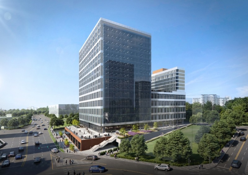 의왕 더리브 비즈원 투시도.(사진=이테크건설)