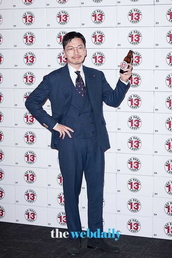 이동휘, 주류 브랜드 신제품 런칭파티 포토월 행사