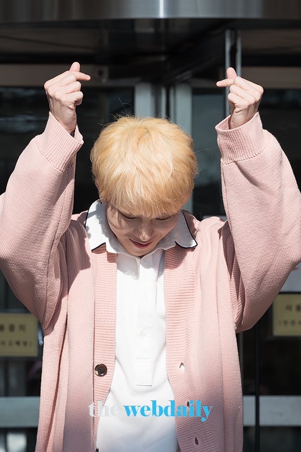 하성운, KBS2 '대국민 토크쇼 안녕하세요' 출근길 현장