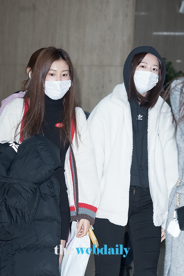 아이즈원(IZONE) 강혜원-안유진, 김포국제공항 입국 현장