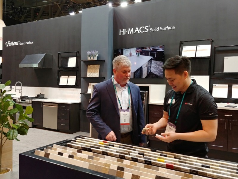 KBIS 전시회 참가.(사진=LG하우시스)