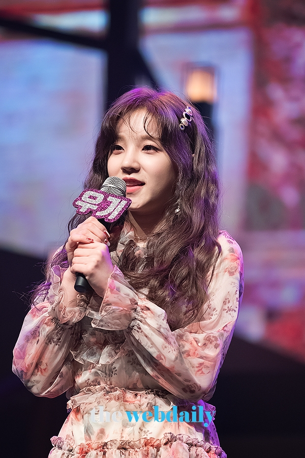 (여자)아이들 우기, 두 번째 미니앨범 'I MADE'의 발매기념 쇼케이스 현장