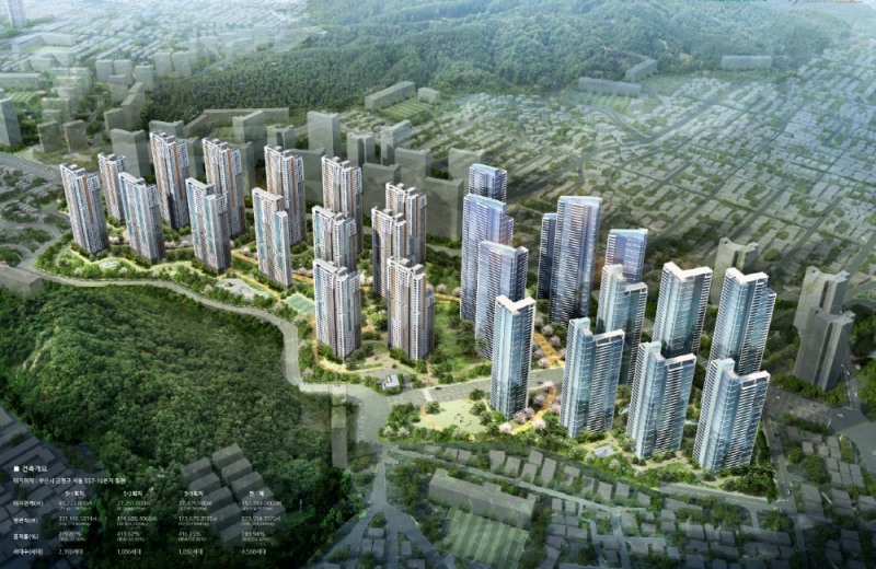 서·금사5구역 재개발 조감도.(사진=한국토지신탁)